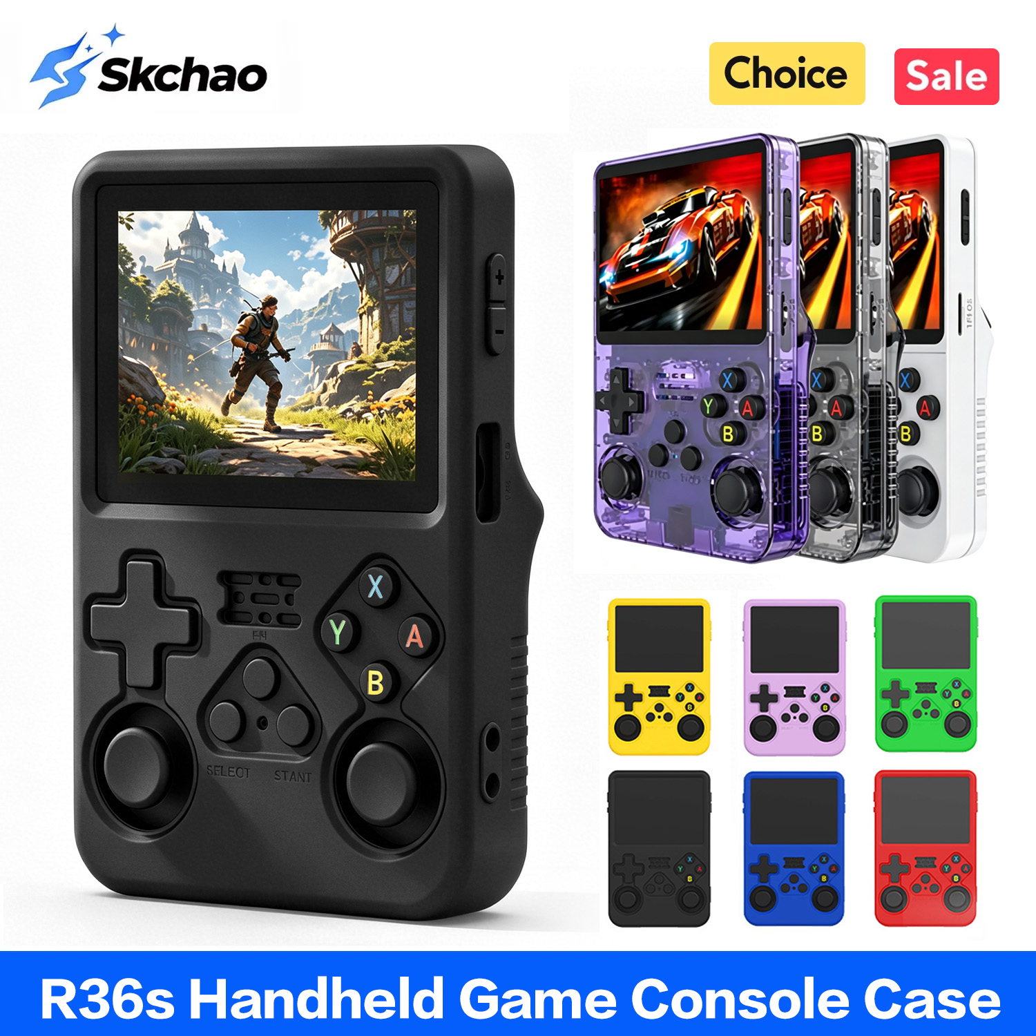 Custodia protettiva R36s per R - Retro Handheld Game Console R36S recensione e prezzo