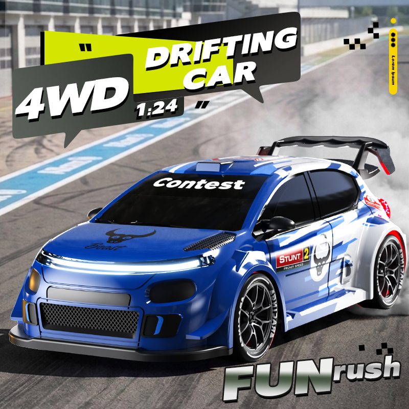Auto RC Drift 4WD Scala 1:24,  - Rc Drift Car 1 24 Scale 4Wd recensione e prezzo