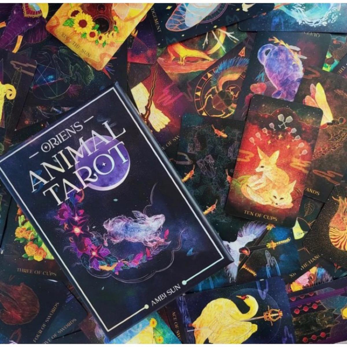 12x7 Cm Oriens tarocchi animal - Tarot Cards Deck With Guidebook recensione e prezzo