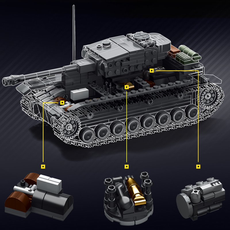 Modellino in Scala 1/35 del Pa - Lego Compatible Military Tank recensione e prezzo