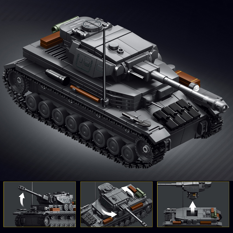 Modellino in Scala 1/35 del Pa - Lego Compatible Military Tank recensione e prezzo
