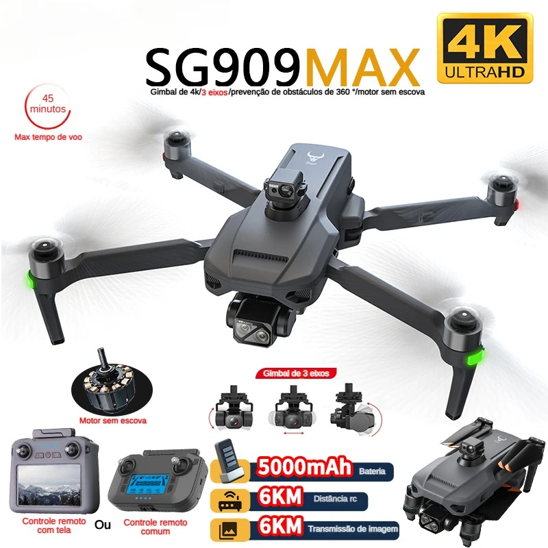ZLL SG909 SG909MAX Drone profe - Fpv Brushless Rc Drone 4K recensione e prezzo