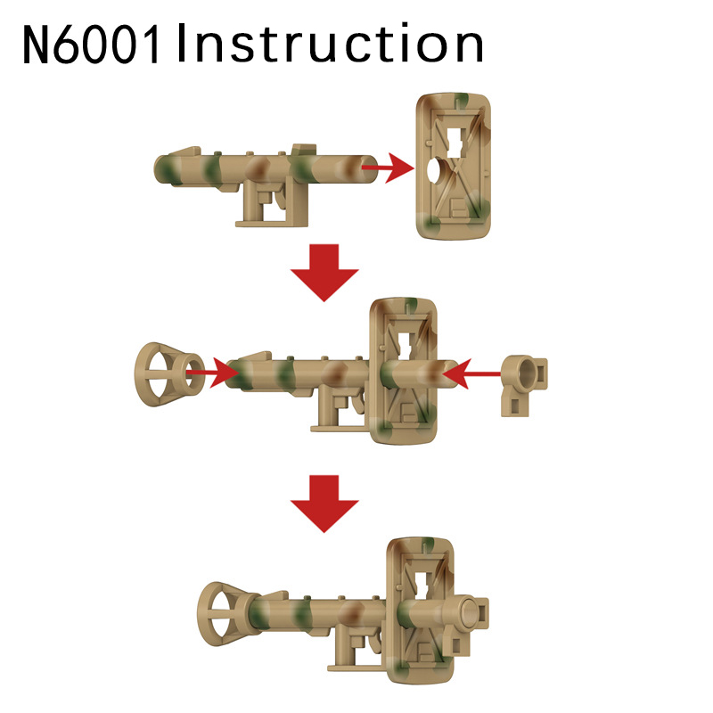 Blocchi da Costruzione MOC del - Lego Compatible Military Tank recensione e prezzo
